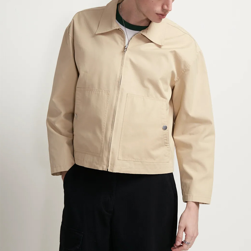 explore our cotton twill jackets at hongfeng, designed for both fashion and durability.